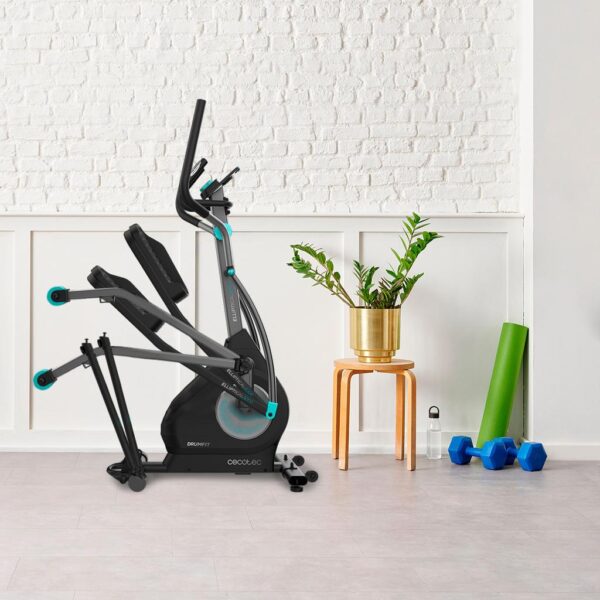 Imagen 6 Bicicleta elíptica Drumfit Elliptical 8000 Motor Pro con resistencia magnética a motor, volante de inercia de 8 kg, pantalla LCD y zancada de 40 cm.