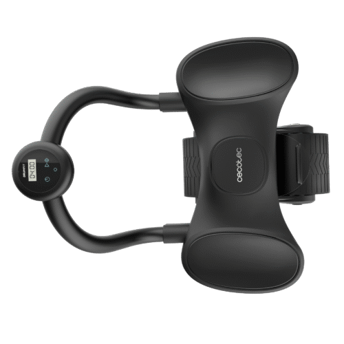 Imagen 2 Rueda abdominal Drumfit AB Fit Pro de Cecotec con rebote automático, soporte para codos y diseño compacto. Incluye esterilla antideslizante y acolchada.