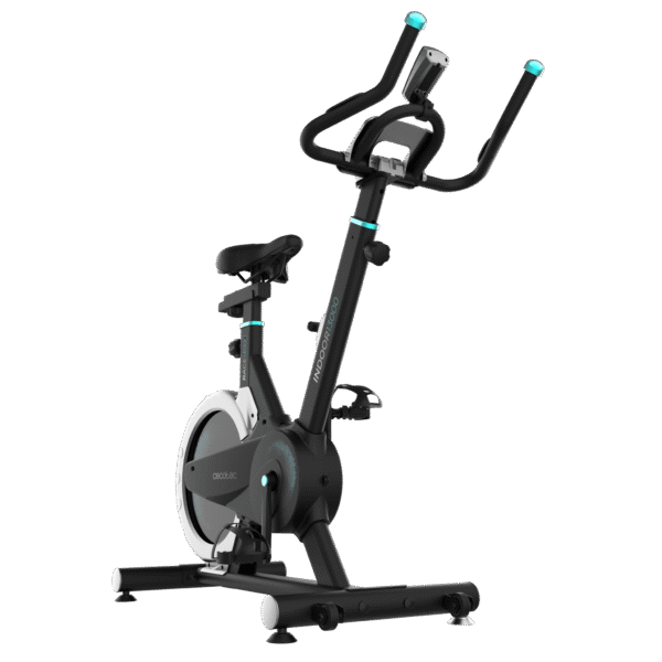 Imagen 2 Bicicleta indoor Drumfit 13000 Race Sprint con volante de 13 Kg, pulsómetro, pantalla LCD y resistencia por fricción para un entrenamiento eficiente.