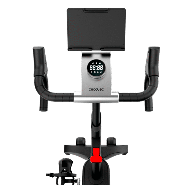 Imagen 3 Bicicleta indoor profesional con motor de 800W y volante de inercia de 10 kg. Destaca por sus 32 niveles de resistencia, 16 de inclinación y conexión a APP.