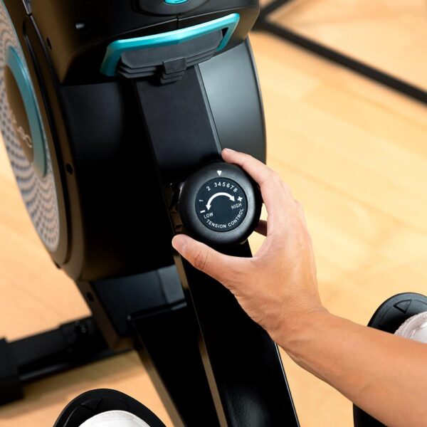 Imagen 3 Máquina de remo Drumfit Rower Eolo Magno con resistencia dual de aire y magnética. Incluye pantalla LCD y 8 niveles de intensidad para entrenar en casa.