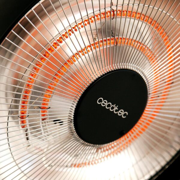 Imagen 5 Calefactor exterior de 2100 W con resistencia de carbono. Cuenta con 3 niveles de potencia, altura ajustable y protección IP24 ideal para terrazas y jardines.