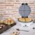 Imagen 6 Gofrera eléctrica 3 en 1 de 700 W con diseño circular. Incluye placas intercambiables con revestimiento RockStone ecológico para gofres, donuts y muffins.