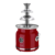 Imagen 2 Fuente de chocolate Fun Chocolicious de 90 W con diseño retro. Torre de acero inoxidable con 3 niveles de cascada fluida. Desmontable y fácil de limpiar.