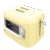 Imagen 2 Tostadora Cecotec RetroVision Yellow de 700 W con ventana de cristal. Diseño retro, 5 niveles de potencia y ranuras anchas para dos tostadas.