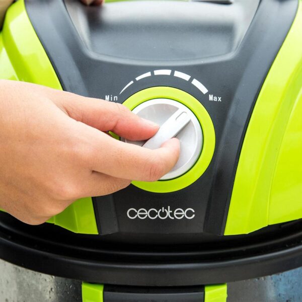 Imagen 7 Aspirador de sólidos y líquidos Cecotec de 1400 W con función soplador, regulador de potencia, depósito de 15 L y tubo metálico para una limpieza profunda.