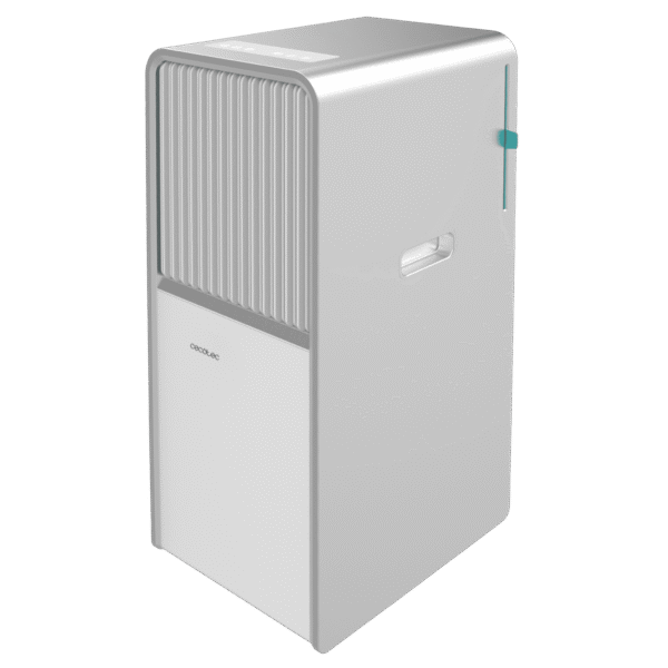 8167-Imagen-2 Imagen 2 Aire acondicionado portátil de 12000 BTU con bomba de calor y sistema 4 en 1. Climatiza estancias de hasta 30 m² con eficiencia energética A y diseño elegante.