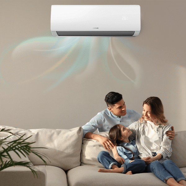 Imagen 6 Aire acondicionado split AirClima 9000 Smartfresh de 9000 BTU. Inverter, bomba de calor, pantalla LED y eficiencia A++ para una climatización silenciosa.