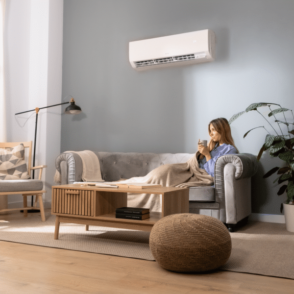 Imagen 8 Aire acondicionado split AirClima 24000 Smartfresh. 24000 BTU, bomba de calor, sistema Inverter, gas R32 y pantalla LED. Climatización eficiente todo el año.