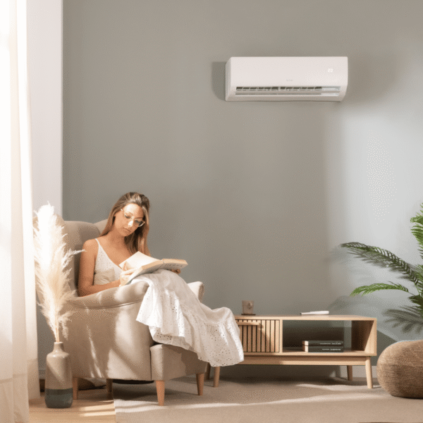 Imagen 4 Aire acondicionado split 12000 BTU Inverter con bomba de calor y WiFi. Eficiencia A++, pantalla LED y mando a distancia para una climatización inteligente.