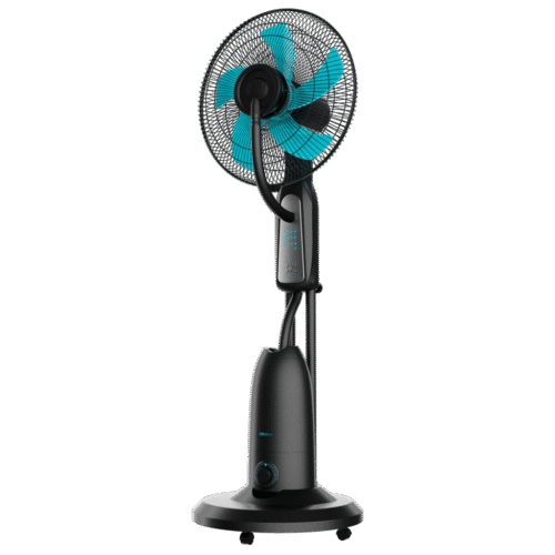 8195-Imagen-2 Imagen 2 Ventilador nebulizador EnergySilence 490 Freshessence de 90 W con 5 aspas, depósito de 2,8 L, mando a distancia y temporizador. Frescor máximo e inmediato.