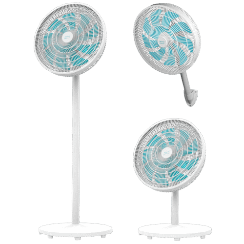 8203-Imagen-2 Imagen 2 Ventilador Cecotec EnergySilence 550 3in1 de 60 W y 16 pulgadas. Diseño multiposición para pie, sobremesa y pared con tres velocidades y oscilación automática.