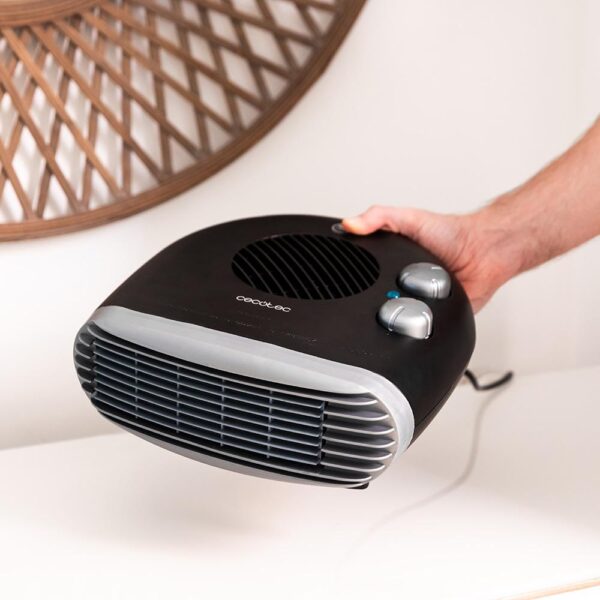 Imagen 6 ReadyWarm 2000 Max Horizon Black: termoventilador de 2000 W con 3 modos, termostato regulable y máxima seguridad contra sobrecalentamiento. Potencia y diseño.