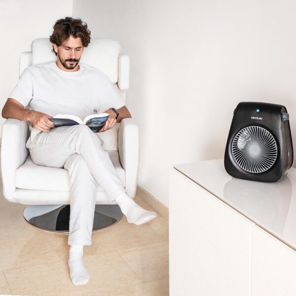 Imagen 8 Termoventilador Cecotec ReadyWarm 2000 Max Force Black de 2000 W con 3 modos, 2 niveles de potencia y sistema de seguridad contra sobrecalentamiento.