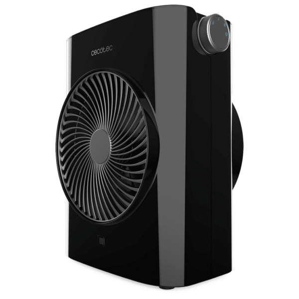 Imagen 2 Termoventilador ReadyWarm 2070 Max Force Black de 2000 W con termostato regulable, tres modos de funcionamiento y sistema de seguridad contra sobrecalentamiento.