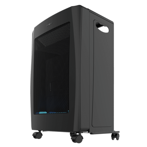 Imagen 2 Estufa de gas plegable de llama azul con 4200 W. Incluye encendido piezoeléctrico, 2 niveles de potencia y triple sistema de seguridad para calentar el hogar.