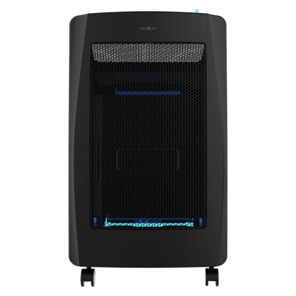 Imagen 3 Estufa de gas plegable de llama azul con 4200 W. Incluye encendido piezoeléctrico, 2 niveles de potencia y triple sistema de seguridad para calentar el hogar.