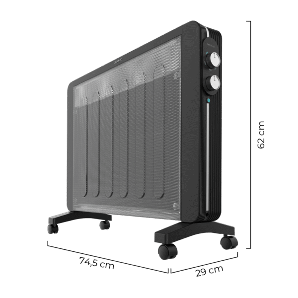 8266-Imagen-4 Imagen 4 Placa radiante de mica Ready Warm 2000 Now con 2000 W. Calentamiento rápido, termostato regulable, 2 niveles de potencia y sistema de seguridad antivuelco.