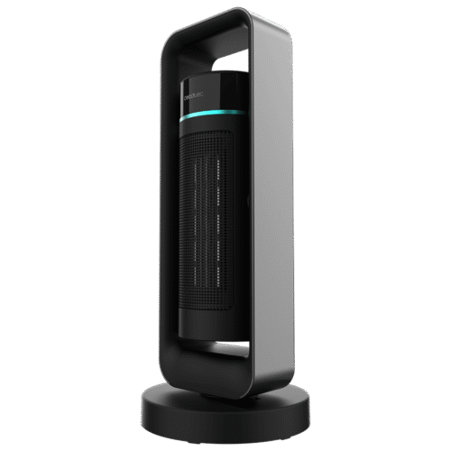 Imagen 2 Calefactor cerámico vertical de 2000 W con oscilación y termostato regulable. Incluye 3 modos de funcionamiento y protección contra sobrecalentamiento.