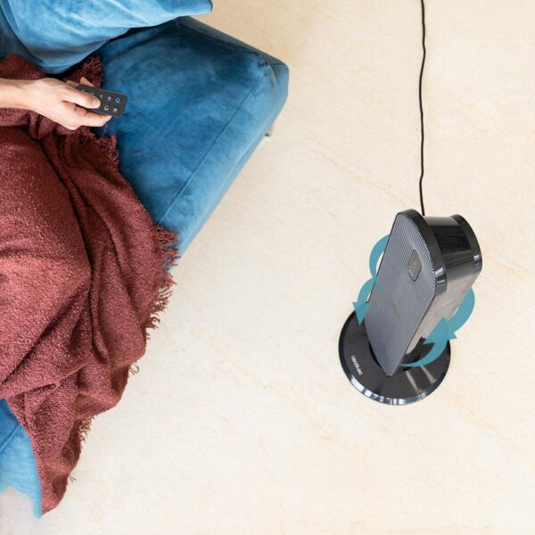 8279-Imagen-5 Imagen 5 Calefactor cerámico inteligente de 2000 W con oscilación y tecnología PTC. Ofrece 3 modos, termostato regulable y máxima seguridad para un calentamiento rápido.