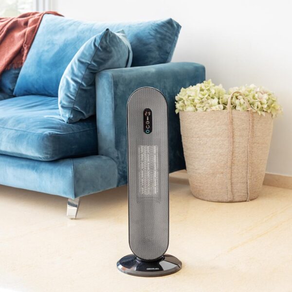 8279-Imagen-8 Imagen 8 Calefactor cerámico inteligente de 2000 W con oscilación y tecnología PTC. Ofrece 3 modos, termostato regulable y máxima seguridad para un calentamiento rápido.