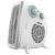 Imagen 2 Termoventilador ReadyWarm 2070 Max Dual White de 1800 W con termostato regulable, 3 modos de funcionamiento y sistema de seguridad contra sobrecalentamiento.