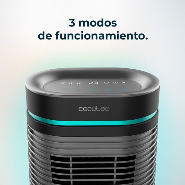 8291-Imagen-8 Imagen 8 Calefactor cerámico de 1500 W con pantalla digital y oscilación automática. Integra termostato regulable y 3 modos para una climatización eficiente y segura.