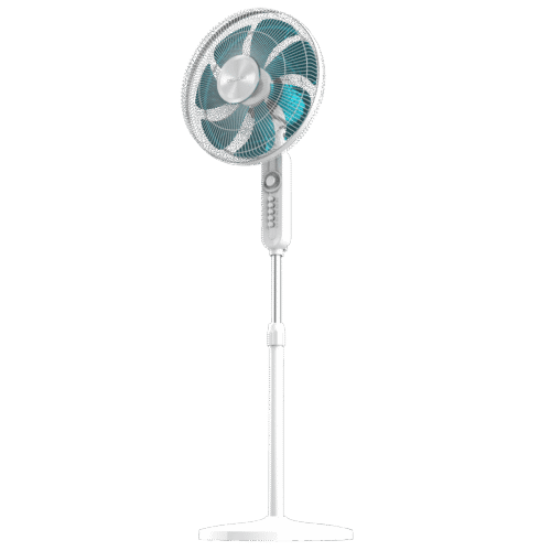8300-Imagen-2 Imagen 2 Ventilador de pie EnergySilence 610 Max Flow de 16" con 60 W de potencia, 3 velocidades, oscilación automática y altura ajustable para un frescor máximo.