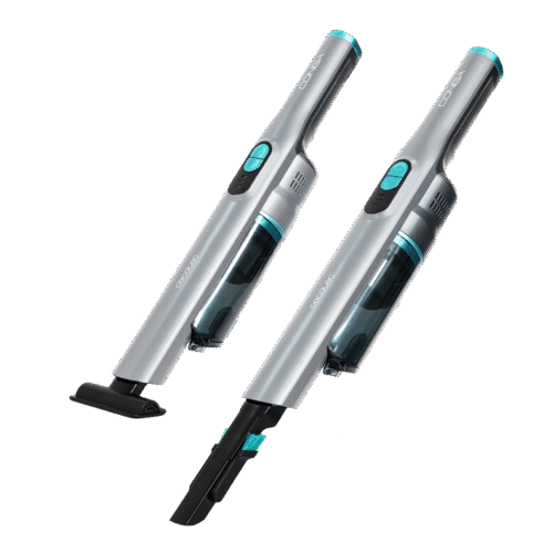 Imagen 2 Aspiradora de mano con motor Digital Brushless de 90 W, 13 kPa de succión y 40 min de autonomía. Incluye base de carga y accesorios para hogar y coche.