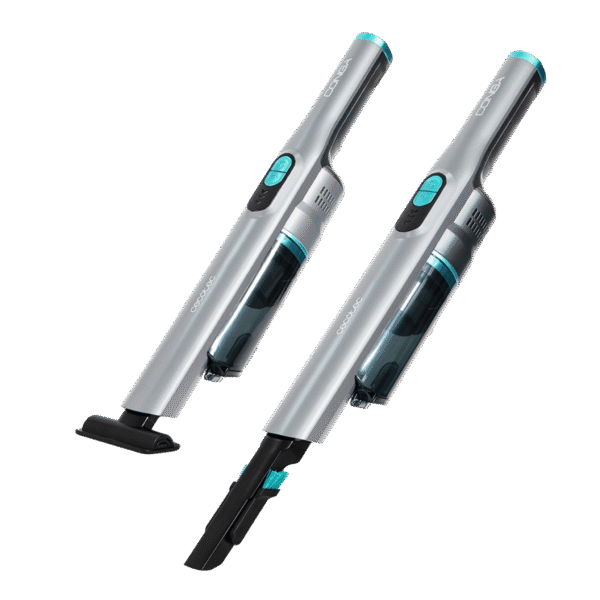 Imagen 2 Aspiradora de mano con motor Digital Brushless de 90 W, 13 kPa de succión y 40 min de autonomía. Incluye base de carga y accesorios para hogar y coche.