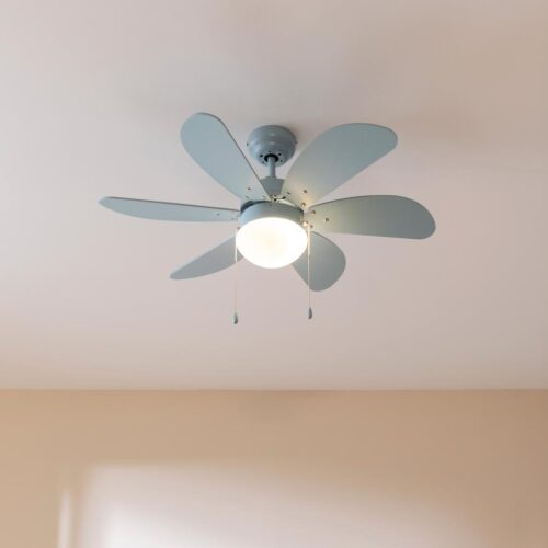 8452-Imagen-2 Imagen 2 Ventilador de techo de 36 pulgadas y 50 W con luz. Tecnología EnergySilence, 6 aspas reversibles, 3 velocidades y función invierno-verano para climatización.
