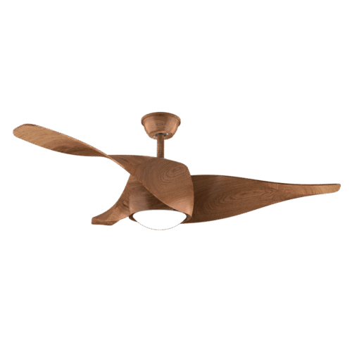 Imagen 2 Ventilador de techo EnergySilence Aero 5290 BlackWood de 52" con motor DC de 40 W, luz LED, mando a distancia y función verano-invierno para climatización.