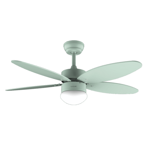 Imagen 2 Ventilador de techo EnergySilence Aero 4260 Full Mint. Motor DC 40W, 42 pulgadas, luz LED, temporizador, mando a distancia y función verano/invierno.