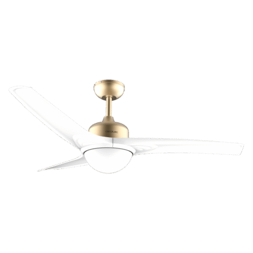 8487-Imagen-2 Imagen 2 Ventilador de techo 52” EnergySilence Aero 560 GoldWhite. Luz LED 18W, motor 62W, mando a distancia, temporizador y modo invierno/verano. 3 aspas.