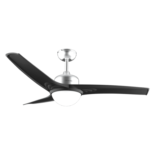 8488-Imagen-2 Imagen 2 Ventilador de techo de 52” con luz LED 18W y motor de 62W. Incluye 3 aspas, mando a distancia, temporizador y función verano/invierno para máximo confort.