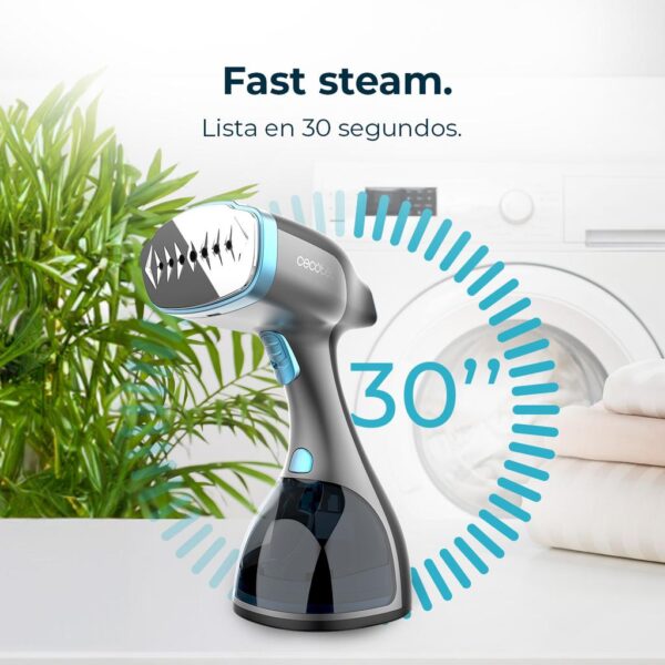 Imagen 8 Plancha vertical Cecotec IronHero 1800 Ultimate de 1800 W con suela cerámica. Elimina arrugas de forma rápida, desinfecta y desodoriza todo tipo de tejidos.