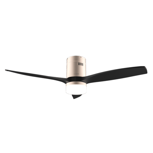 Imagen 2 Ventilador de techo IP44 con WiFi y luz LED. Motor DC 40 W, 132 cm, 6 velocidades, función verano-invierno y mando a distancia. Ideal para exteriores.