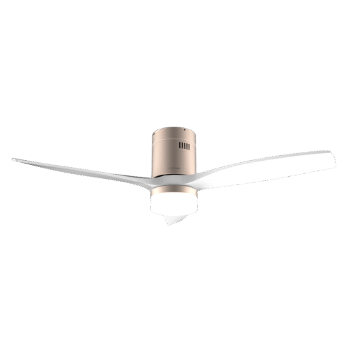 Imagen 2 Ventilador de techo WiFi con protección IP44 para exterior. Motor DC de 40 W, 52 pulgadas, luz LED integrada y sistema de inversión de giro verano-invierno.