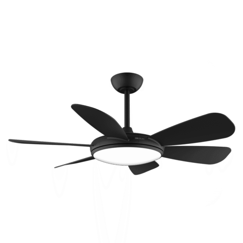 Imagen 2 Ventilador de techo EnergySilence Aero 5200 Black Pro con motor DC de 35 W. 52 pulgadas, 3 aspas, mando a distancia y función verano/invierno para el hogar.