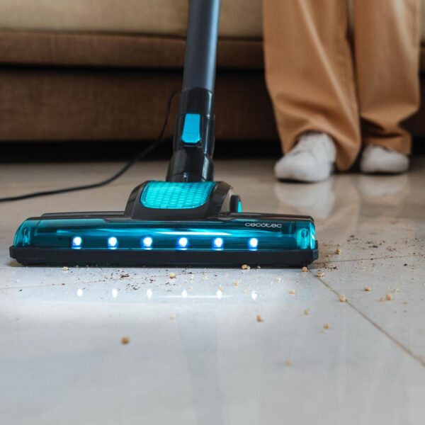 Imagen 5 Aspirador vertical con cable Conga 700 PowerHead de 615 W y 18 kPa. Incluye cepillo motorizado y depósito de 500 ml para una limpieza profunda y eficiente.