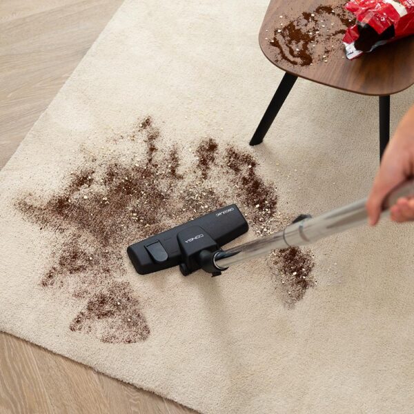 Imagen 4 Aspirador de trineo Conga Powerbag 2500 Plus de 850 W con bolsa de 2,5 L, filtrado de alta eficiencia y accesorios para una limpieza profunda en todo el hogar.