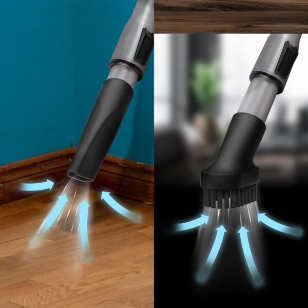 Imagen 5 Aspirador de trineo con bolsa Conga Powerbag 4000 XL de 890 W. Depósito de 4 L, filtro de alta eficiencia y accesorios para muebles y esquinas.