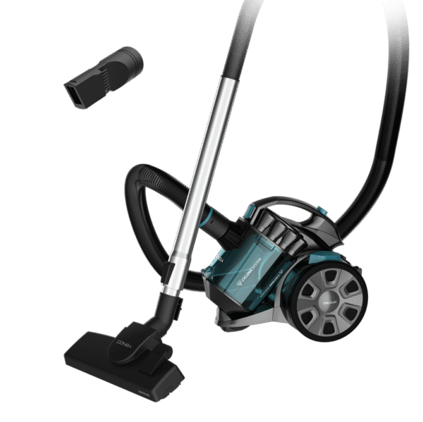 Imagen 2 Aspirador de trineo Conga Rockstar Cyclonic X-treme con 800 W de potencia y bolsa de 2 L. Limpieza eficiente con filtrado de alta eficiencia y diseño compacto.