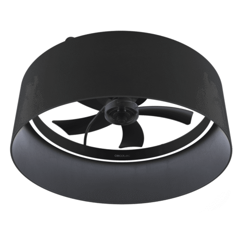 Imagen 2 Ventilador de techo LampAero 650 con motor DC 15 W y luz LED 45 W. Diseño compacto de 17 pulgadas, silencioso, con mando a distancia y función verano/invierno.