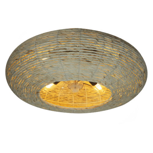 8642-Imagen-2 Imagen 2 Ventilador de techo EnergySilence LampAero 600 Natural Wicker. Motor DC 20 W, diseño en ratán, luz LED, mando a distancia y función verano/invierno.