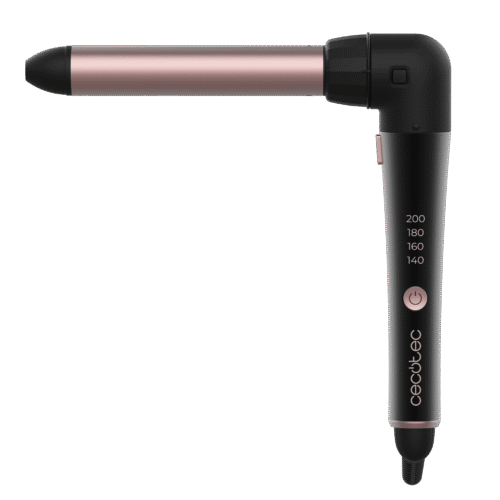 Imagen 2 Rizador multicabezal Cecotec SurfCare MultiWaves con 5 cabezales, diseño ergonómico de 90 grados y revestimiento de turmalina para ondas y rizos profesionales.