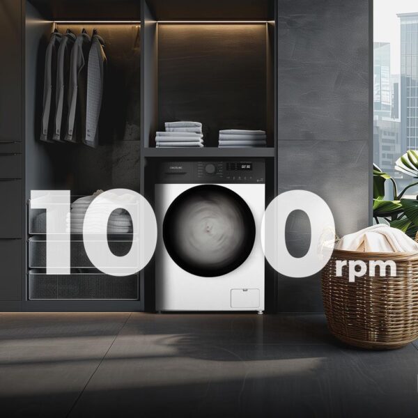 Imagen 6 Lavadora Cecotec Bolero DressCode 6150 Inverter A de 6 kg y 1000 rpm. Motor Inverter Plus, 12 programas, tecnología Steam Max y máxima eficiencia clase A.