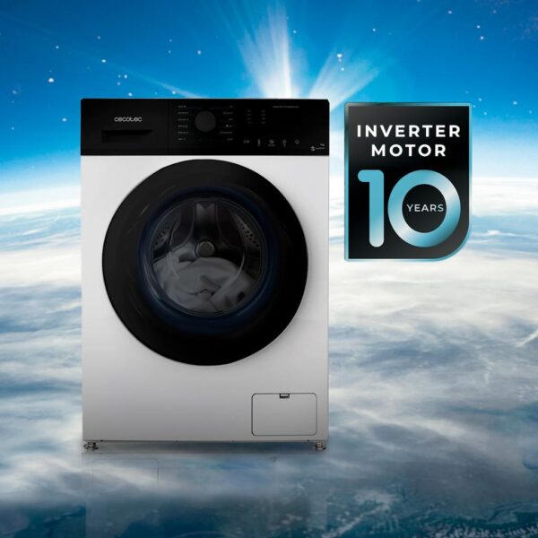 Imagen 8 Lavadora Bolero DressCode 7150 Inverter A de Cecotec. 7 kg, 1400 rpm y motor Inverter Plus para máximo ahorro. Incluye 12 programas y limpieza Steam Max.