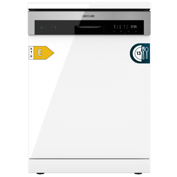 Lavavajillas Bolero Aguazero 6110 Inox de 60 cm con panel táctil y acabado en acero inoxidable