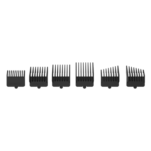 Imagen 4 Cortapelos Cecotec PrecisionCare Power Blade con motor de 5800 rpm, cuchillas de acero inoxidable y 6 peines guía para un corte preciso y profesional en casa.